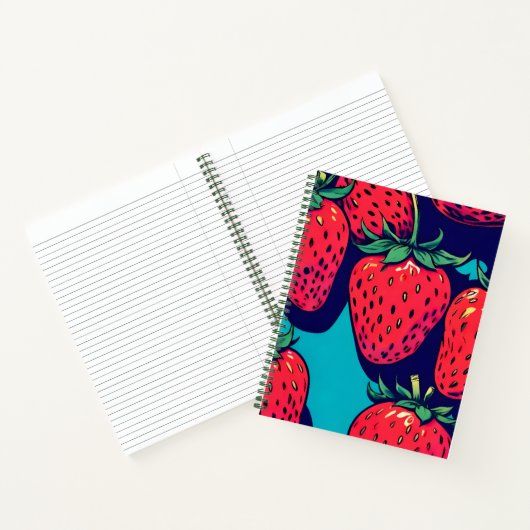 Strawberry spiral notebook ノートブック (内部)