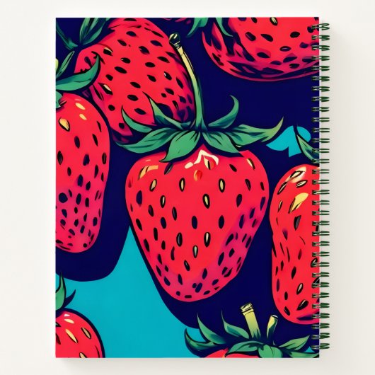 Strawberry spiral notebook ノートブック (裏面)