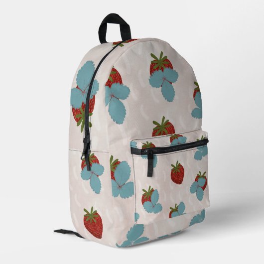 Strawberry Sprinkle Backpack プリントバックパック (裏面左端)