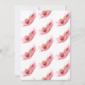 Strawberry | Summer Baby Shower Invitation 招待状 (裏面)