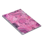 Strawberry Sundae Abstract Art  ノートブック (右側)