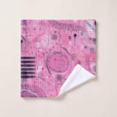 Strawberry Sundae Abstract Art  バスタオルセット (ウォッシュタオル)