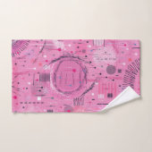 Strawberry Sundae Abstract Art  バスタオルセット (ハンドタオル)