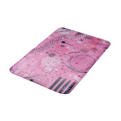 Strawberry Sundae Abstract Art  バスマット (アングル)