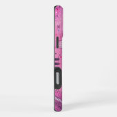 Strawberry Sundae Abstract Art  iPhoneケース (右側面)