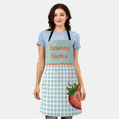 Strawberry sweetness エプロン (着用した状態)