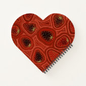 Strawberry swirl Spiral  ノートブック (裏面)