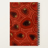 Strawberry swirl Spiral Notebook ノートブック (裏面)