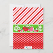 Strawberry Thank You Notes サンキューカード (裏面)