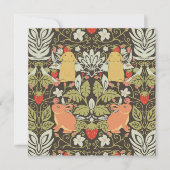 Strawberry thief Bunnies pattern (正面)