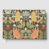 Strawberry thief Bunnies pattern ゲストブック (正面)