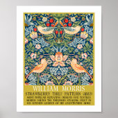 Strawberry thief - Design of William Morris ポスター (正面)