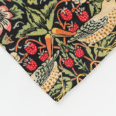 Strawberry Thief William Morris フリースブランケット (角)