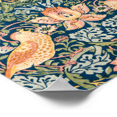 Strawberry Thief, William Morris 1834-1896 -Small ポスター (角)