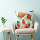 Strawberry Throw Pillow クッション (椅子)