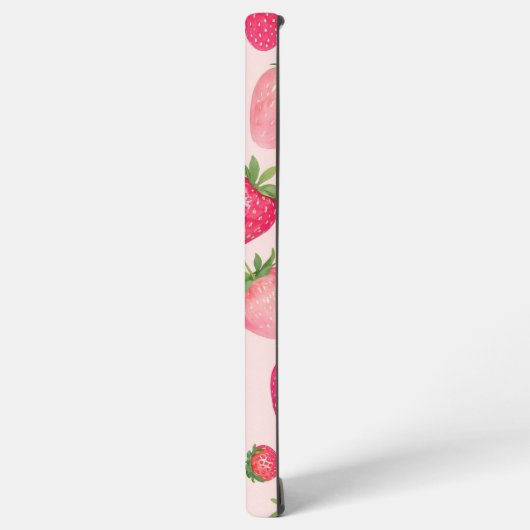 Strawberry Time Sweet Berry Pattern Phone Case Samsung Galaxyケース (左側面)