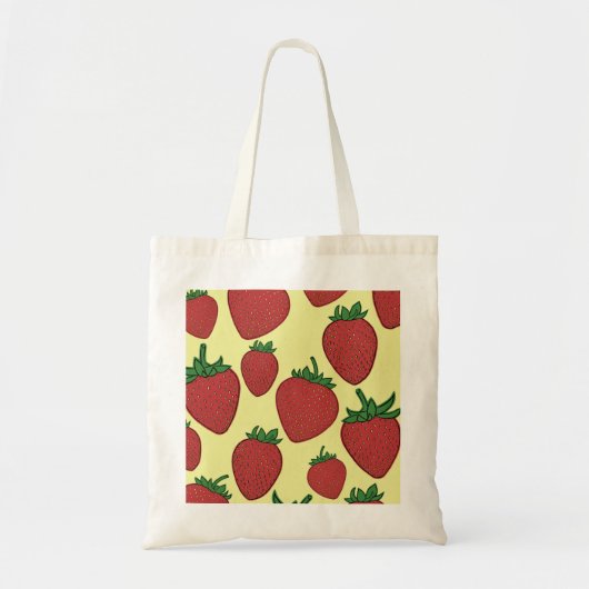 Strawberry Tote Bag トートバッグ (正面)