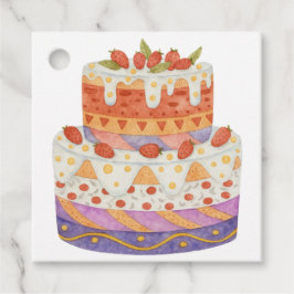 Strawberry two-tier cake フェイバータグ
