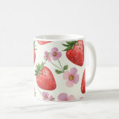 Strawberry Watercolor Mug コーヒーマグカップ (正面右)