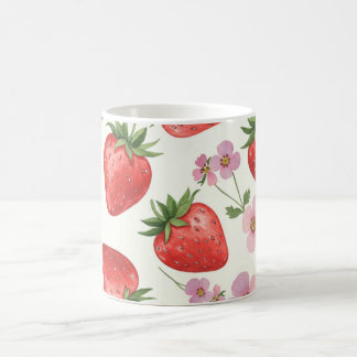 Strawberry Watercolor Mug コーヒーマグカップ