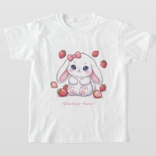 Strawberry Wonderland Bunny - Anime Style Kawaii  Tシャツ