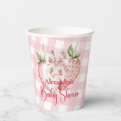 Strawberry Woodland Baby Shower 紙コップ (正面)
