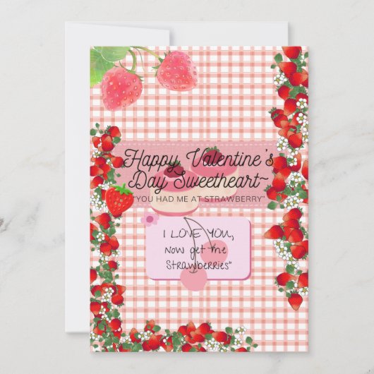 Strawberry'Valentine シーズンカード (正面)