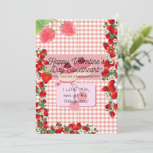 Strawberry'Valentine シーズンカード (スタンド正面)