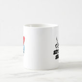 Strawdogのスタジオの宇宙の避難所のマグ コーヒーマグカップ (中央)