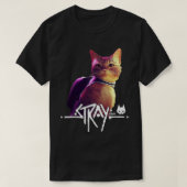 stray game stray video game   tシャツ (デザイン正面)