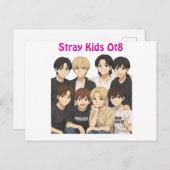 Stray Kids Anime Graphic ポストカード (正面/裏面)