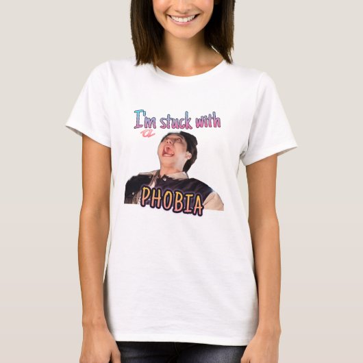 Stray Kids (SKZ) HAN Jisung Phobia ミーム Tシャツ (正面)