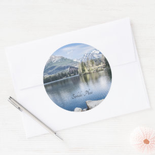 Strbske Pleso、高タトラ、スロバキア ラウンドシール