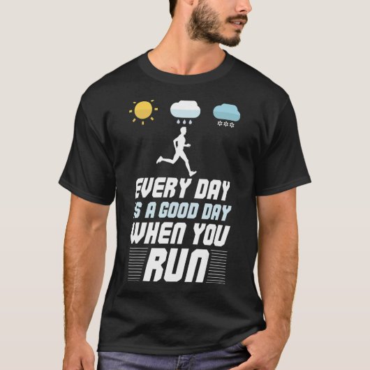 Streakランニングのテーマの引用文Streakランナー Tシャツ (正面)