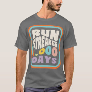 Streak走 Streaker 1000日のCOMMA走のSTREAKER Tシャツ