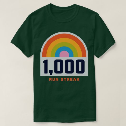 Streak走 Streaker 1000日のCOMMA走のSTREAKER Tシャツ (デザイン正面)