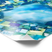 Stream of Life Mixed Media Mosaic フォトプリント (角)