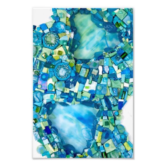 Stream of Life Mixed Media Mosaic フォトプリント (正面)