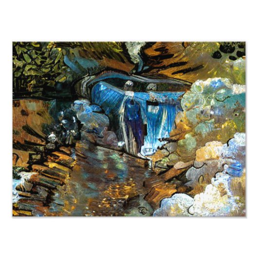 STREAM WATERFALL フォトプリント            (正面)