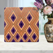 Streamline Modern Disco Waterfall Purple Orange タイル