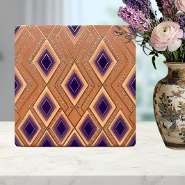 Streamline Modern Disco Waterfall Purple Orange タイル