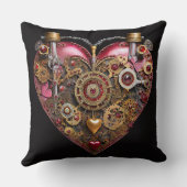 Streampunk Heart Ruby Valentine クッション (裏面)