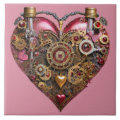 Streampunk Heart Ruby Valentine タイル (正面)