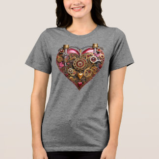 Streampunk Heart Ruby Valentine トライブレンドＴシャツ