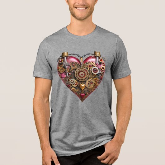 Streampunk Heart Ruby Valentine トライブレンドＴシャツ (正面)