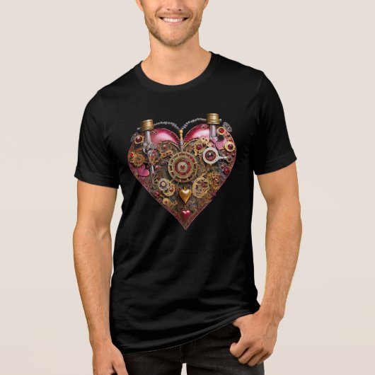 Streampunk Heart Ruby Valentine トライブレンドＴシャツ (正面)