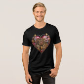 Streampunk Heart Ruby Valentine トライブレンドＴシャツ (正面全面)
