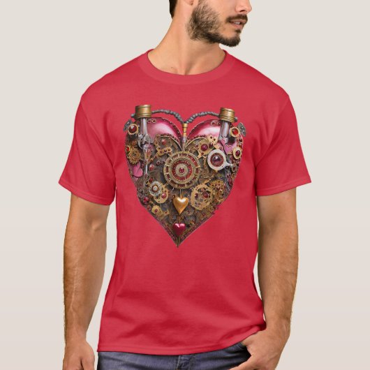 Streampunk Heart Ruby Valentine Tシャツ (正面)