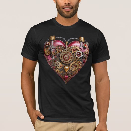 Streampunk Heart Ruby Valentine Tシャツ (正面)