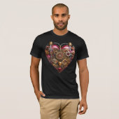 Streampunk Heart Ruby Valentine Tシャツ (正面フル)